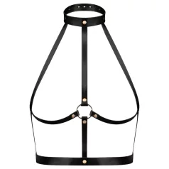 Rosy Gold - body harnas - verstelbaar - zwart/roségoud