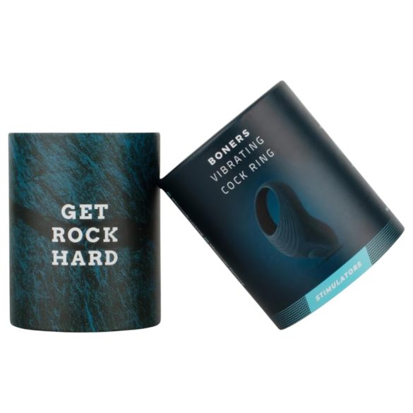 Boners - vibrerende cockring - oplaadbaar - siliconen grijs