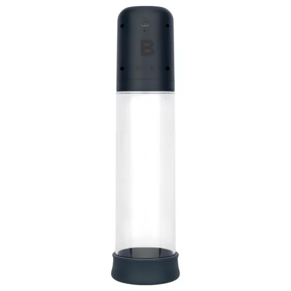 Boners - automatische penispomp met lcd-scherm - transparant zwart