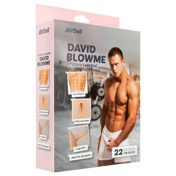 AirDoll David Blowme - opblaasbare man (natuurlijk)
