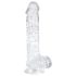 EasyToys - testiculaire dildo - 13,5 cm (transparant)