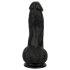 Easytoys - realistische dildo met ballen - 12 cm - zwart