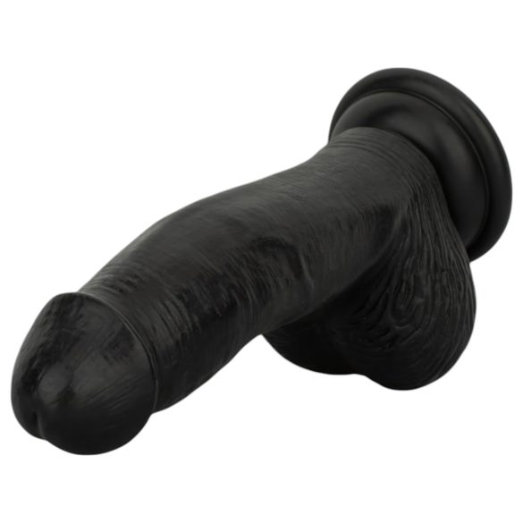 Easytoys - realistische dildo met ballen - 12 cm - zwart