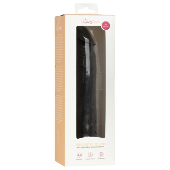 Easytoys - realistische dildo - 17,5 cm - zwart