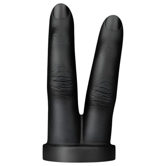 BUTTR Victory - dubbel vinger anaal dildo - zwart