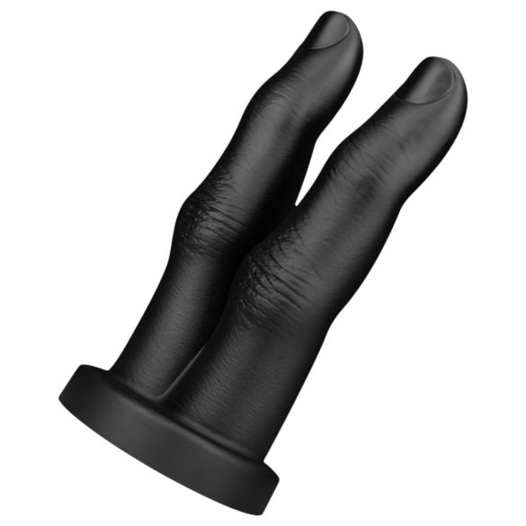 BUTTR Victory - dubbel vinger anaal dildo - zwart