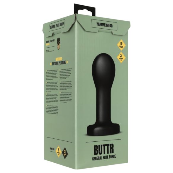 BUTTR - anale dildo groot - zwart