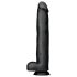 BUTTR Operation Dingo - gigantische realistische dildo - 43 cm (zwart)