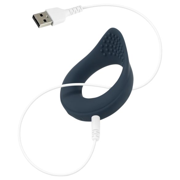 Boners - vibrerende penisring - siliconen - blauw