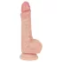 Real Fantasy Declan - realistische dildo met voorhuid (huidskleur) - 18 cm