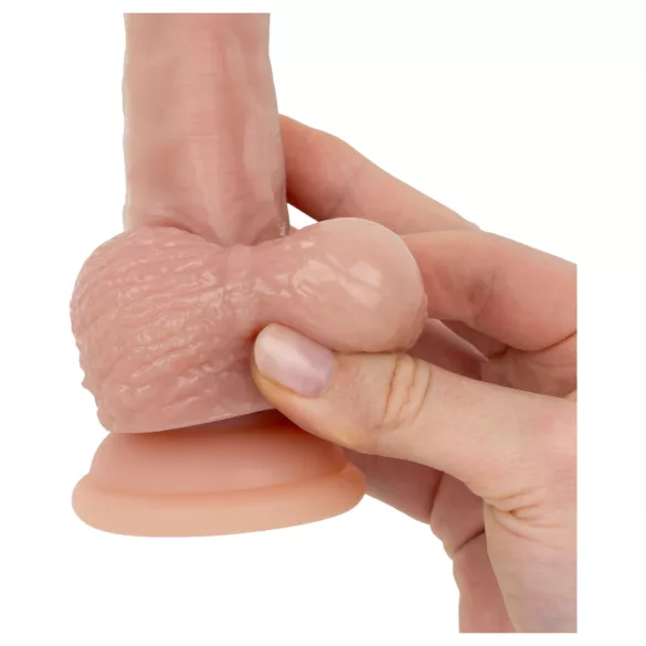 Real Fantasy Declan - realistische dildo met voorhuid (huidskleur) - 18 cm