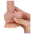 Real Fantasy Declan - realistische dildo met voorhuid (huidskleur) - 18 cm