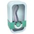 Ylva & Dite Cryptodite - zuignap-dildo met patroon (roze-paars)