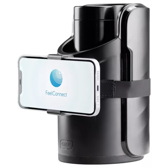 Kiiroo Keon - automatische masturbator - telefoonhouder - zwart