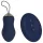 Goddess - draagbaar vibratie-ei met afstandsbediening (donkerblauw)