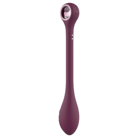 Glam - oplaadbare, waterdichte buigbare G-spot vibrator (paars)