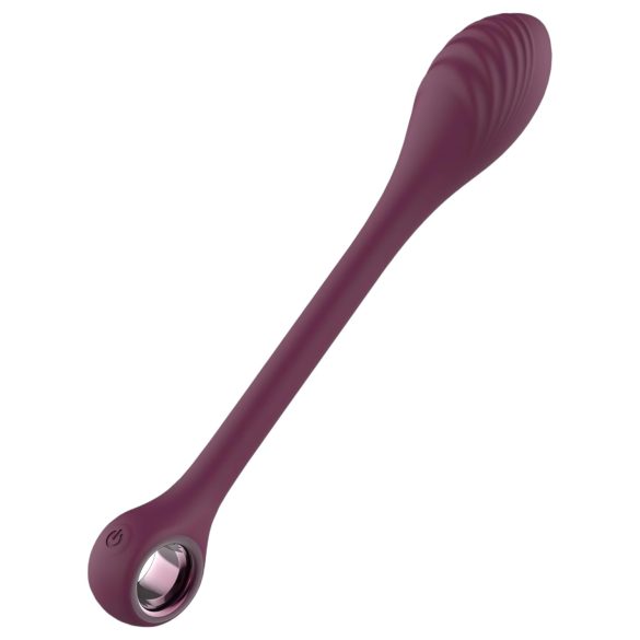 Glam - oplaadbare, waterdichte buigbare G-spot vibrator (paars)