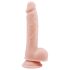 Mr. Dixx 7.6 - dildo met zuignap en ballen - realistisch huidkleur 19,5cm