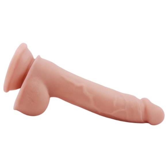 Mr. Dixx 7.6 - dildo met zuignap en ballen - realistisch huidkleur 19,5cm
