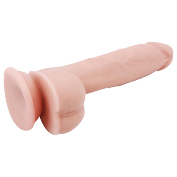 Mr. Dixx 7.6 - dildo met zuignap en ballen - realistisch huidkleur 19,5cm