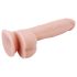 Mr. Dixx 7.6 - dildo met zuignap en ballen - realistisch huidkleur 19,5cm