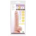 Mr. Dixx 7.6 - dildo met zuignap en ballen - realistisch huidkleur 19,5cm