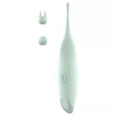 Glam - puntvormige clitorisvibrator (groen)