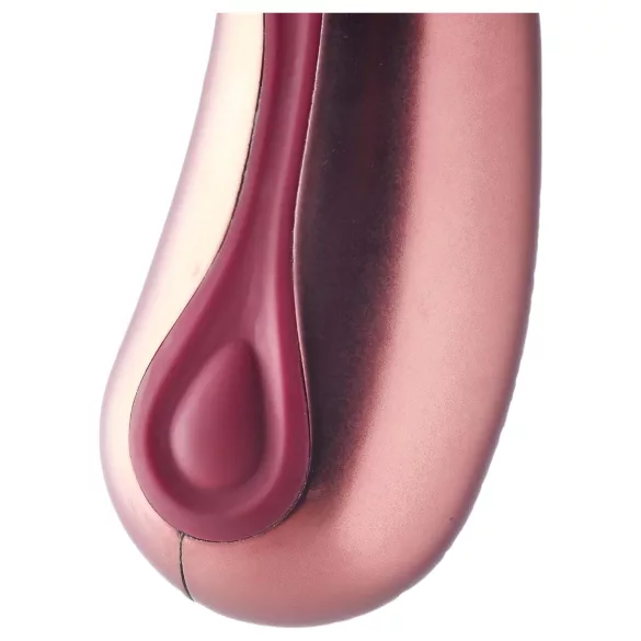 Dinky Jimmy K. Duo - vibrator met clitorisstimulator - oplaadbaar - rood