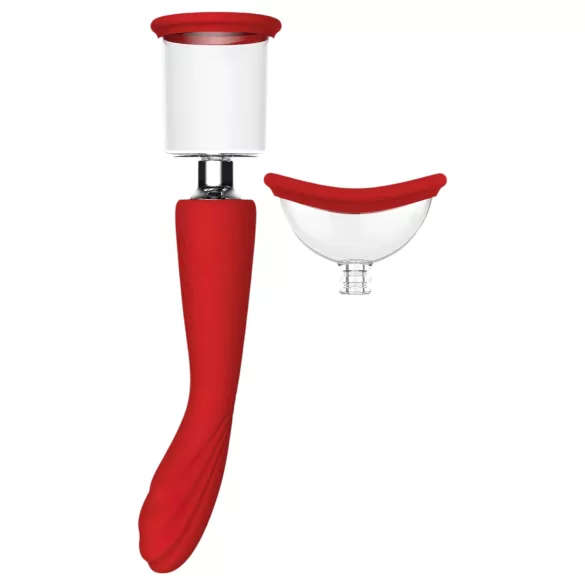 Red Revolution Georgia - G-spot vibrator en vaginapomp - rood