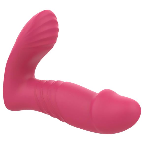 Dreamtoys - draagbare vibrator met afstandsbediening - stootfunctie - roze