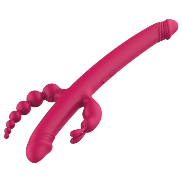 Dreamtoys - Vibrator voor vagina en clitoris - Oplaadbaar, 4 armen - Roze