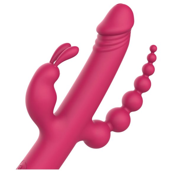 Dreamtoys - Vibrator voor vagina en clitoris - Oplaadbaar, 4 armen - Roze