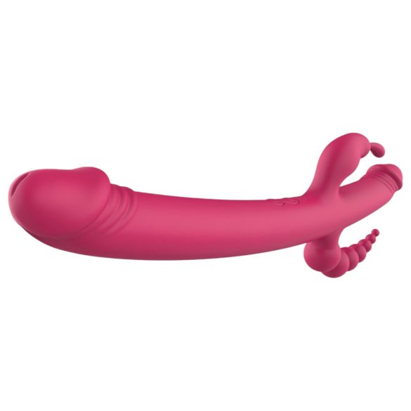 Dreamtoys - Vibrator voor vagina en clitoris - Oplaadbaar, 4 armen - Roze