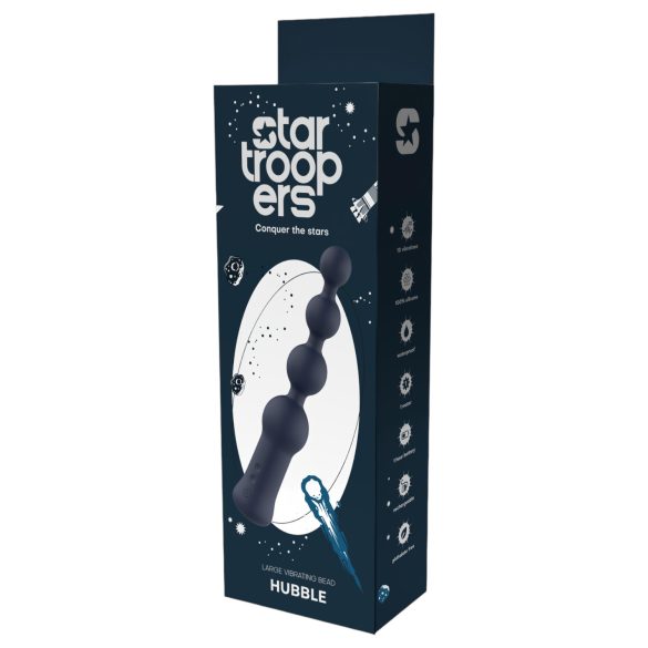 Startroopers Hubble - vibrerende anaaltoy met kralen - oplaadbaar - blauw