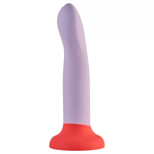 Dreamtoys Love Signal - tweekleurige siliconen dildo groot (paars)