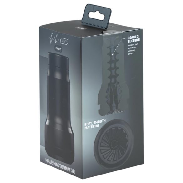 Kiiroo Feel Pocket - zwarte pocket masturbator