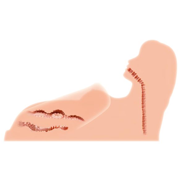 Kokos Hera 3 - masturbator - extra groot - natuurkleur