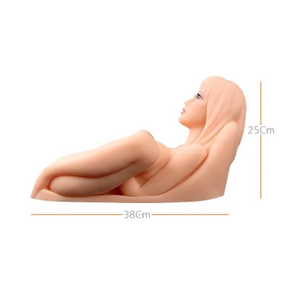 Kokos Hera 3 - masturbator - extra groot - natuurkleur