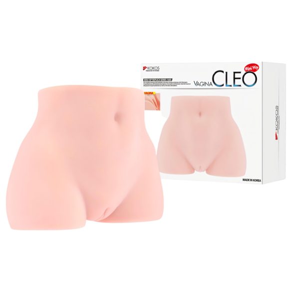 Kokos Cleo - realistische kunst vagina torso - huidkleurig