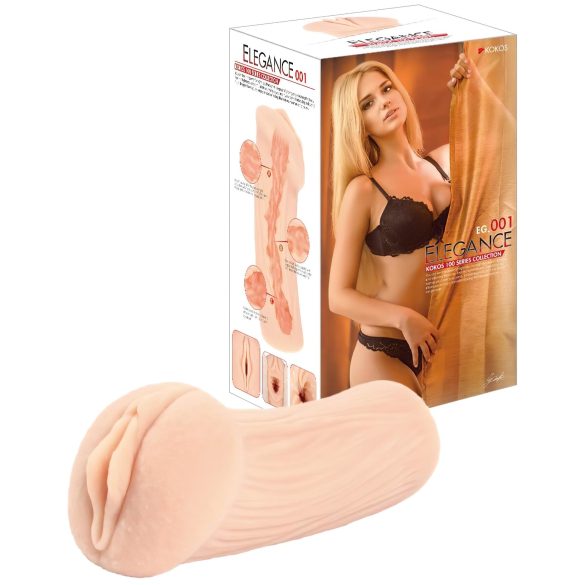 Kokos Elegance 01 - realistische levensechte vagina masturbator (natuurlijk)