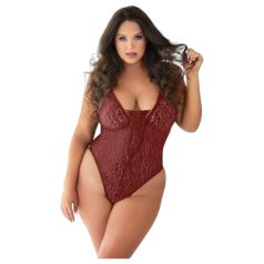 Allure - leopardprint body (rood)