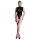 Allure Femme Fatale - transparant inzet body (zwart)