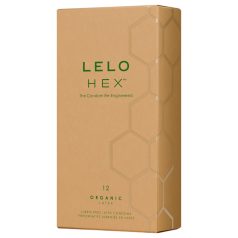   LELO Hex Organic - condooms - ultradun en sterk - latex - 12 stuks