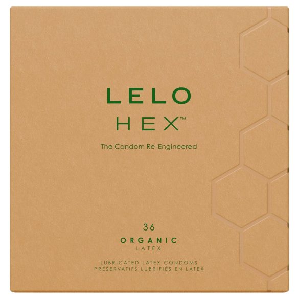 LELO Hex Organic - condooms - extra sterk & dun - 36 stuks