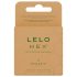 LELO Hex Organic - condoom - ultradun latex - 3 stuks