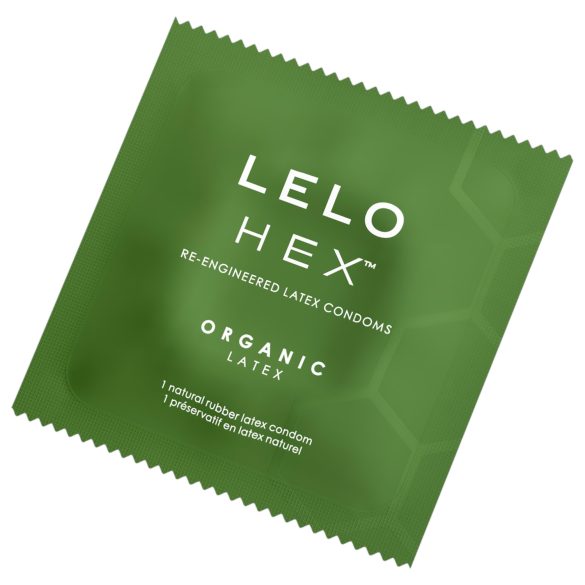 LELO Hex Organic - condoom - ultradun latex - 3 stuks