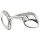 Njoy L - grote metalen buttplug (zilver)