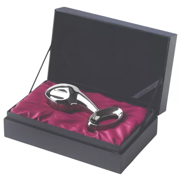 Njoy Pure Plug 2.0 - metalen anale plug (zilver)