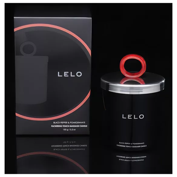 LELO - massagekaars - granaatappel zwarte peper - 150g