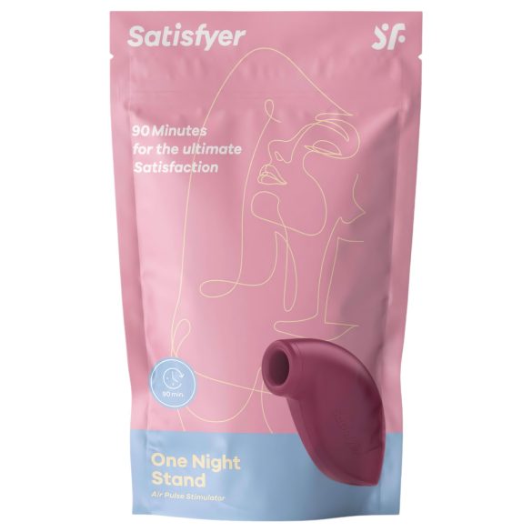 Satisfyer One Night Stand - luchtdruk clitorisstimulator - rood